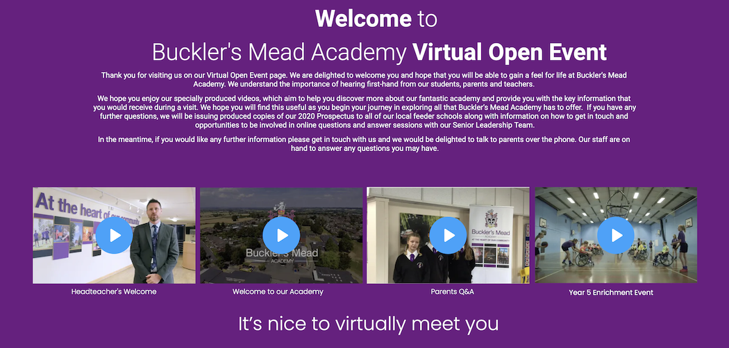 Virtual Open Event