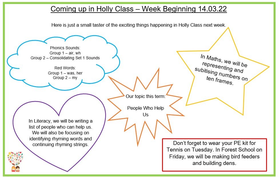 Coming up next week in Holly Class 11.3.22
