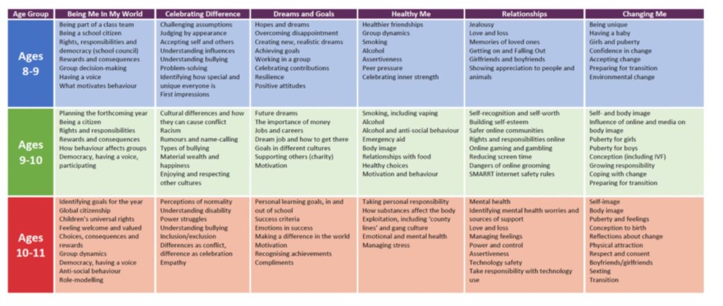 Curriculum Overview (8-11)