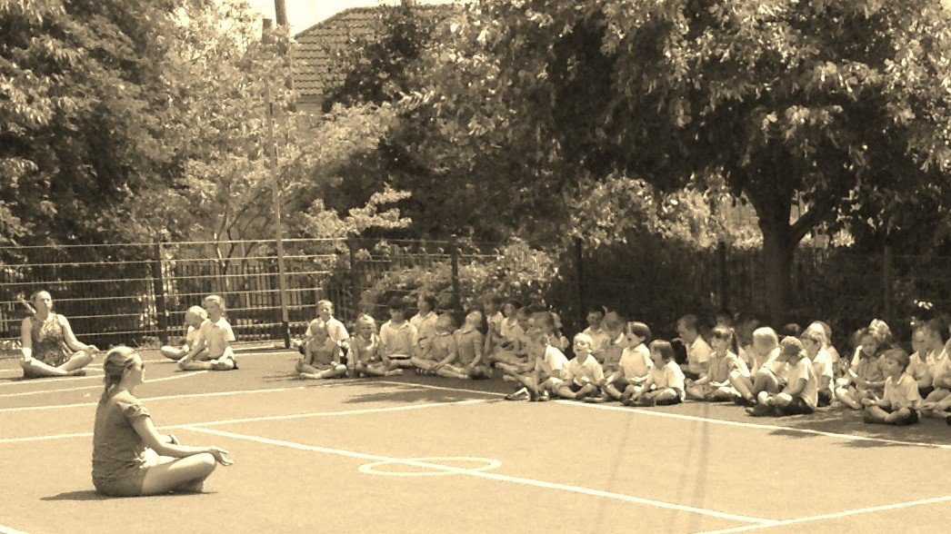 yoga in the sun
