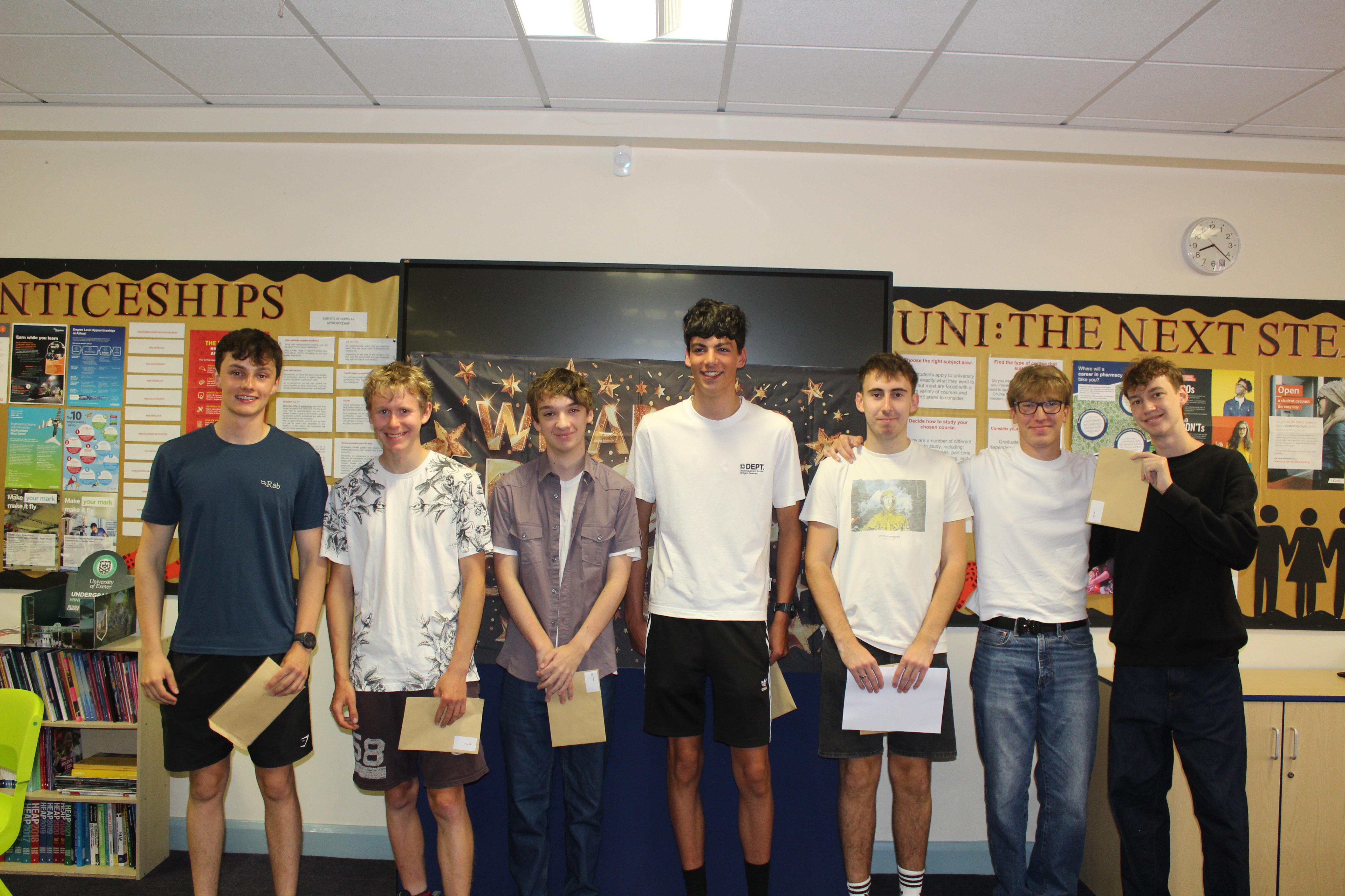 Impressive Sixth Form Results. Over 54 % achieved A* - B and 87% of our students achieved A*-C.  All of these measures are above the national averages.