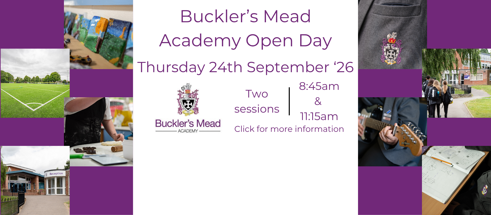 Open Day Banner