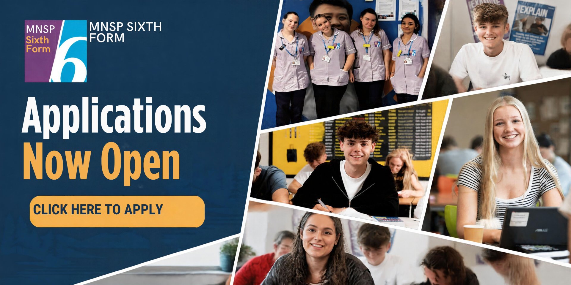 Applications Open Click Banner