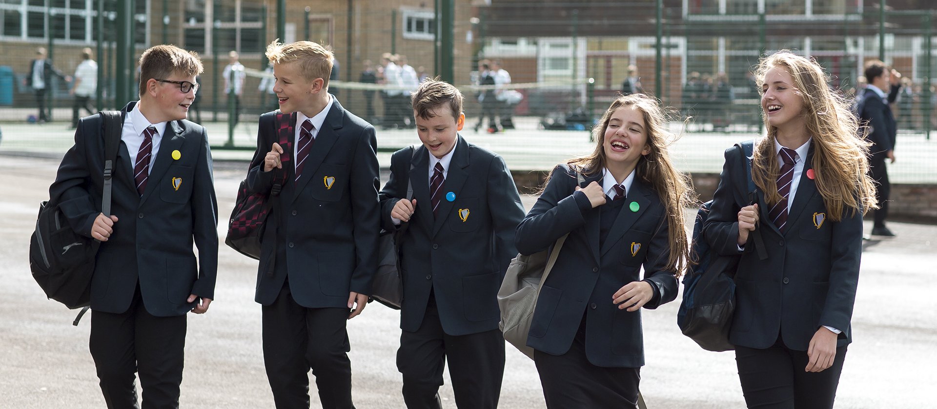 Children walking